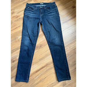 Eileen Fisher Womens 8 Made in the USA Dark High Rise Skinny Jeans